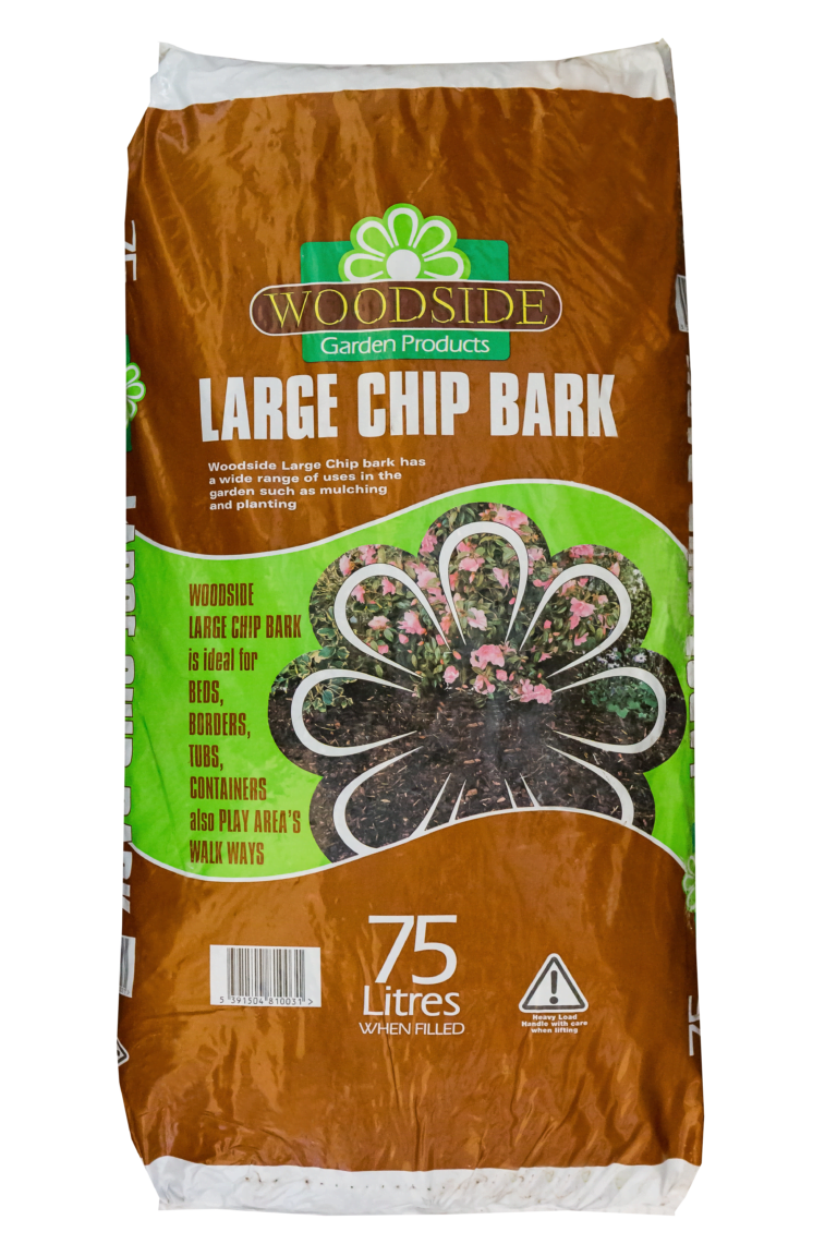 Large Chip Bark Mulch 75L Noblewood Garden Store