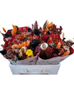Dried Flower Bouquet Orange